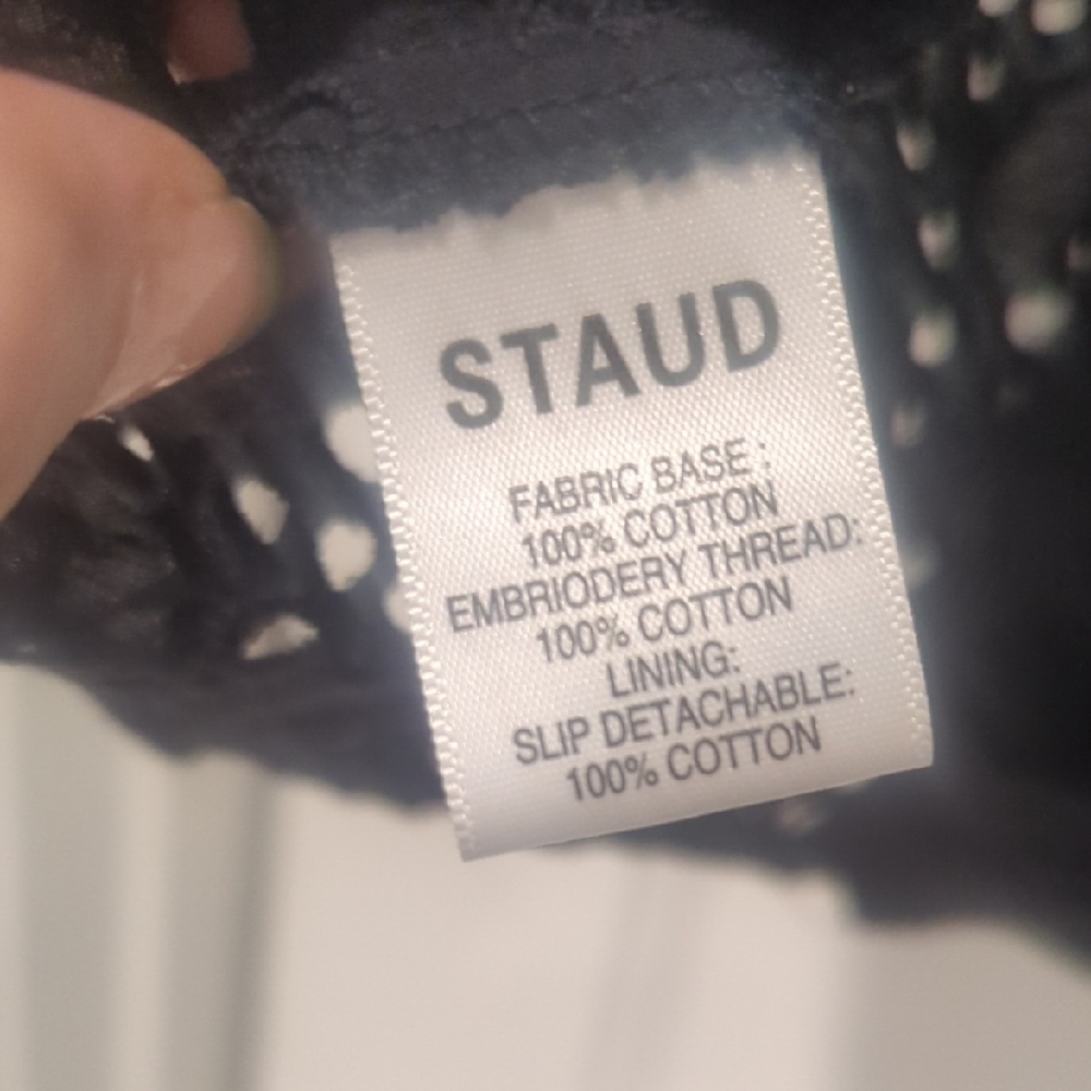 STAUD eyelet dress - fits xs or small - Picture 5 of 7